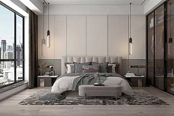 承德现代风格-卧室