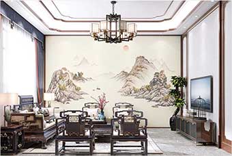 承德森佰汇航空纤维墙咔（巴山蜀水）