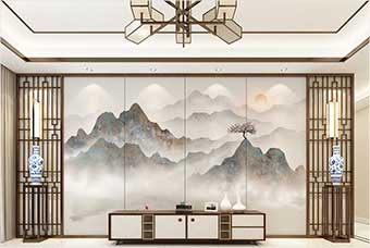 承德森佰汇航空纤维（山水画系列）