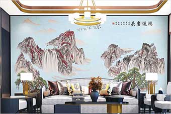 承德森佰汇航空纤维墙咔(鸿运当头)